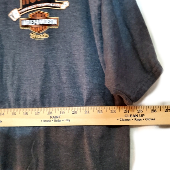 Harley Davidson Men's T-shirt Gray XXL Reno - Picture 4 of 7